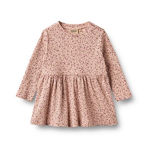 Wheat - Jersey dress L/S Sessa, Dime Rose Small Flowers